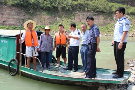 重庆巫溪县农业委员会组织开展渔业船舶安全生
