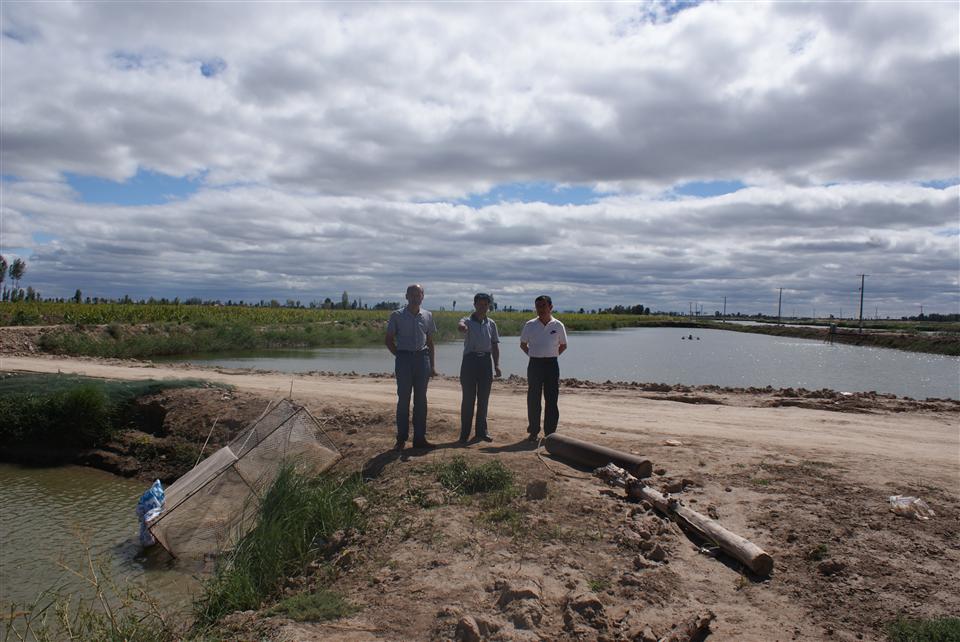 内蒙古巴彦淖尔市水产管理站科技人员深入渔场