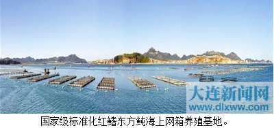 辽宁大连市河豚鱼养殖成为国家级标准化示范区