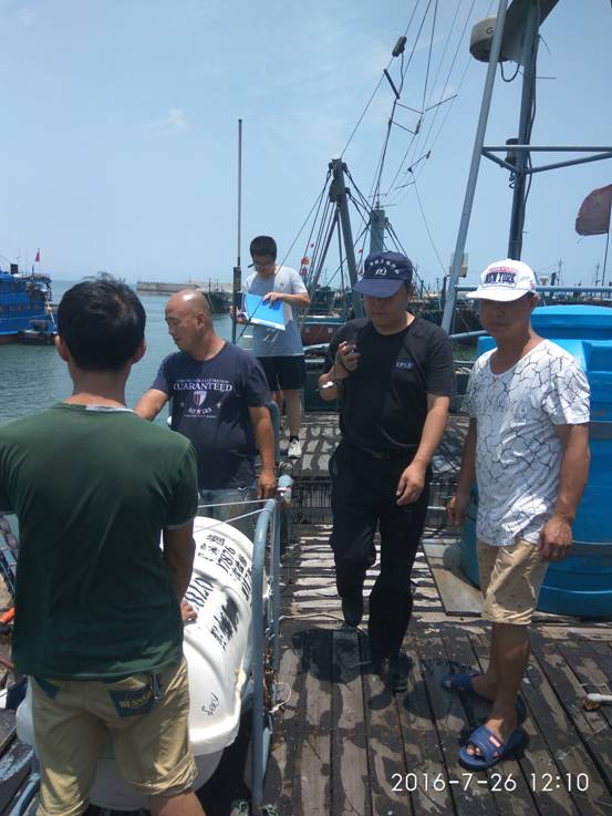 国家渔船检验局检查组在福建泉州开展渔船救生